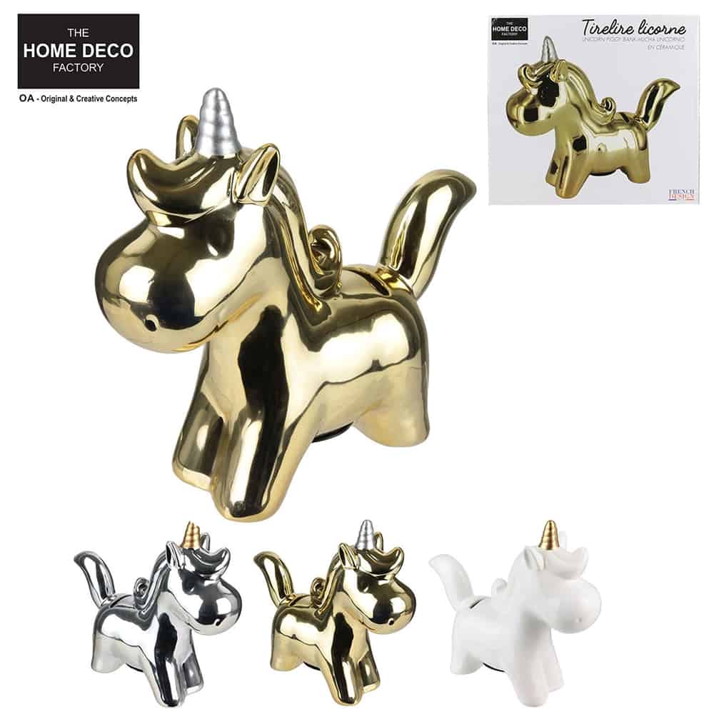 TIRELIRE PETITE LICORNE (Tirelire en céramique) – Image 3