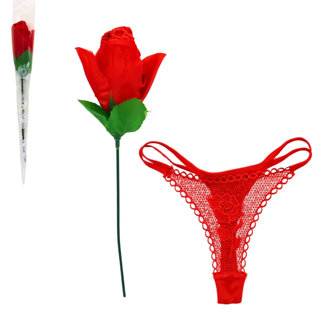 BELLE ROSE + STRING (Spécial Saint Valentin)