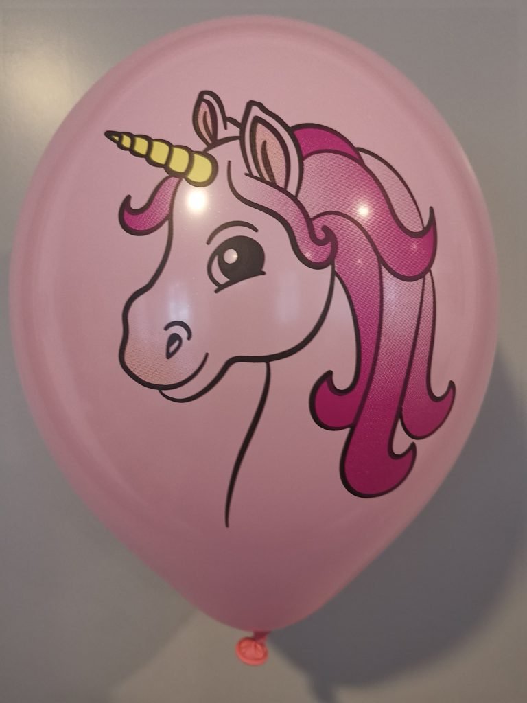 BALLON THÈME LICORNE (Sachet de 8 ballons licorne) Ballons de baudruche