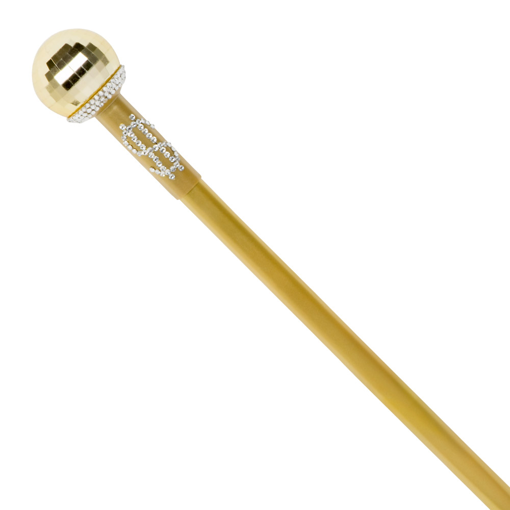 CANNE DORÉE A STRASS