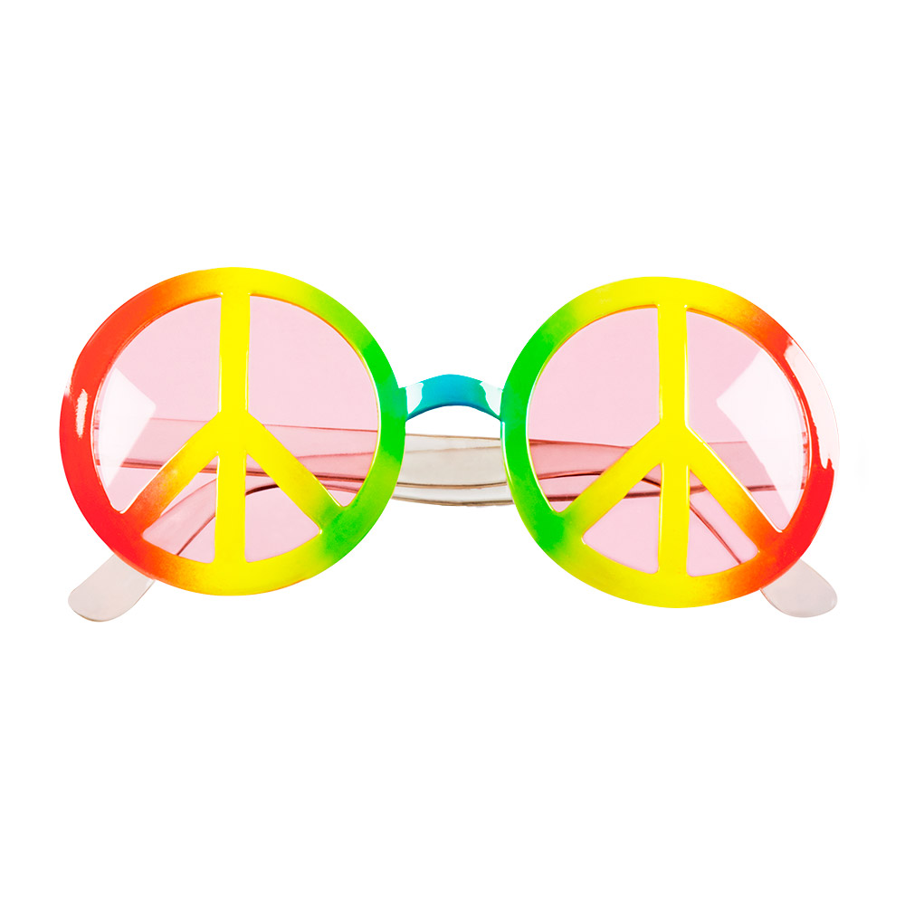 LUNETTES PEACE AND LOVE (Lunettes hippie rainbow)