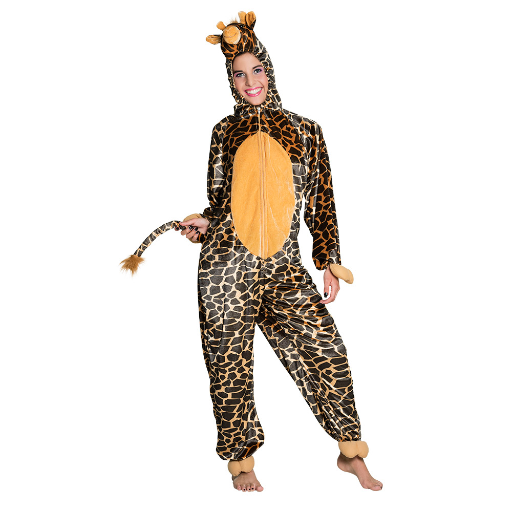 DÉGUISEMENT DE GIRAFE (Kigurumi pyjama peluche) Taille adolescent - 165 cm