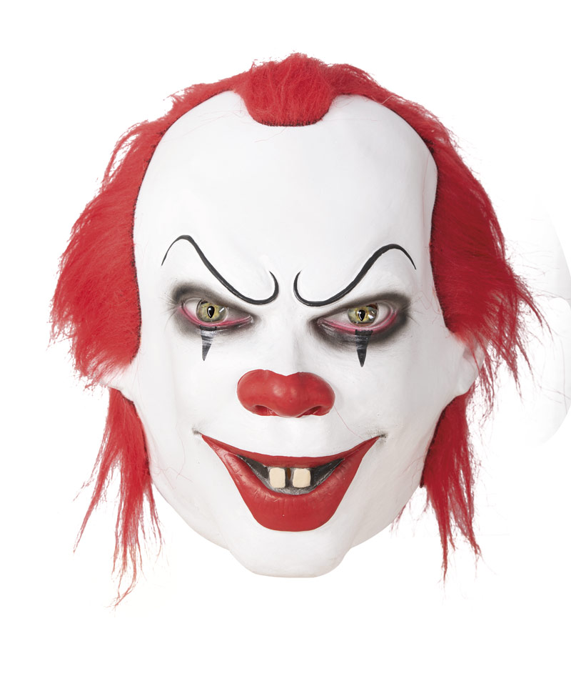 MASQUE CLOWN SADIQUE (Masque latex et cheveux)
