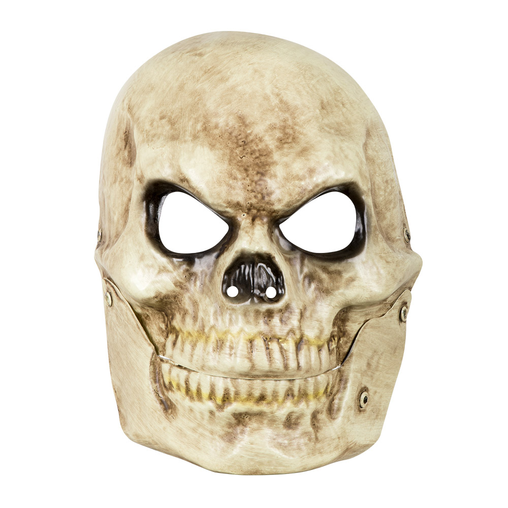 MASQUE DE SQUELETTE (Mâchoire articulée - Pvc)