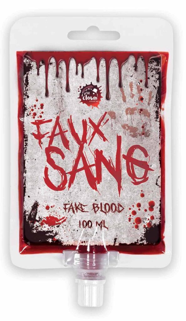 POCHE DE FAUX SANG (Contenance 100 ml)