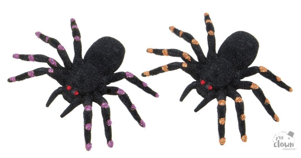 BLISTER DUO D'ARAIGNÉES (Dimension 11 cm)