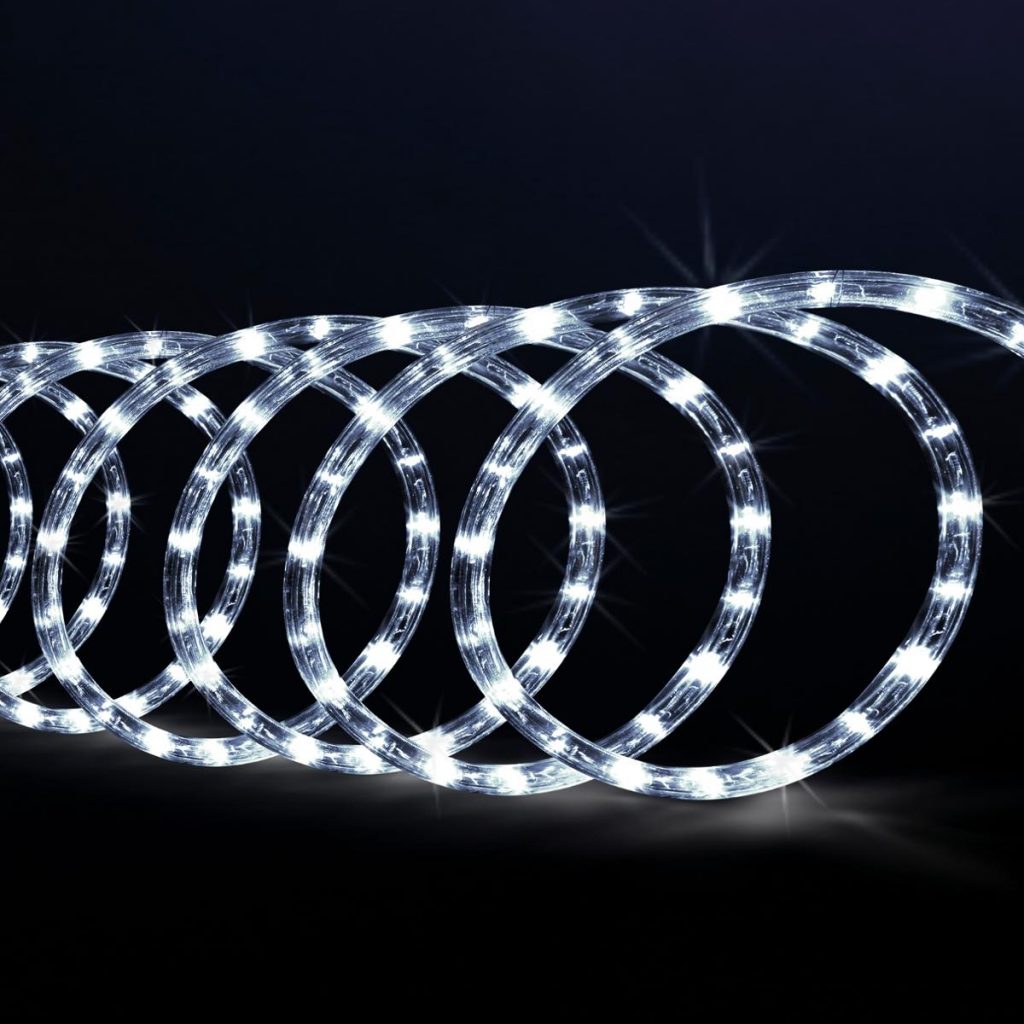 TUBE LUMINEUX DE NOEL (Taille 6 mètres - 2 coloris) Guirlande électrique