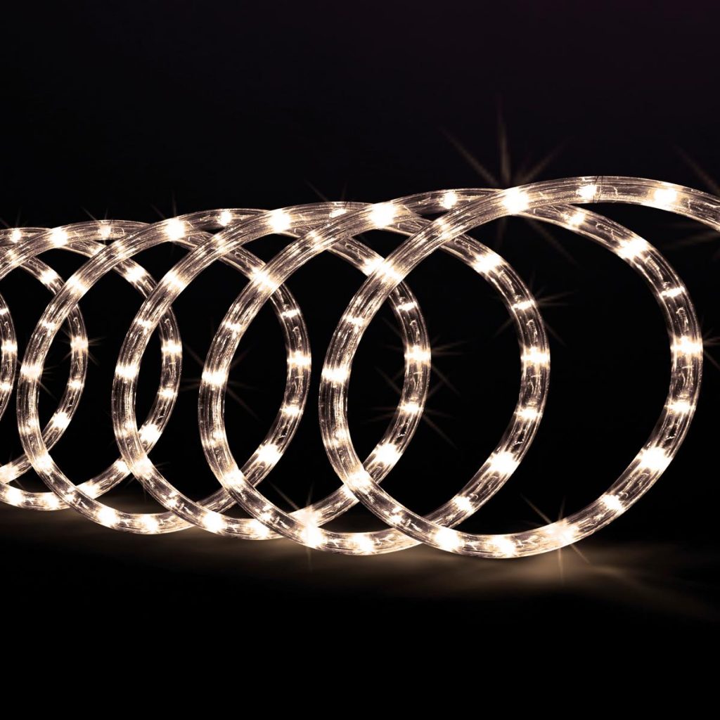 TUBE LUMINEUX DE NOEL (Taille 6 mètres - 2 coloris) Guirlande électrique
