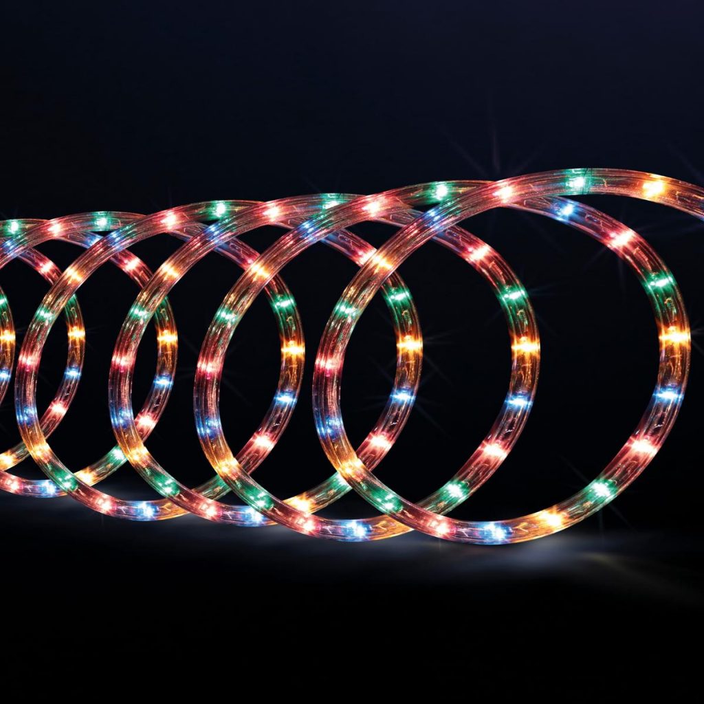 TUBE LUMINEUX DE NOEL (Taille 10 mètres - 2 coloris) Guirlande électrique
