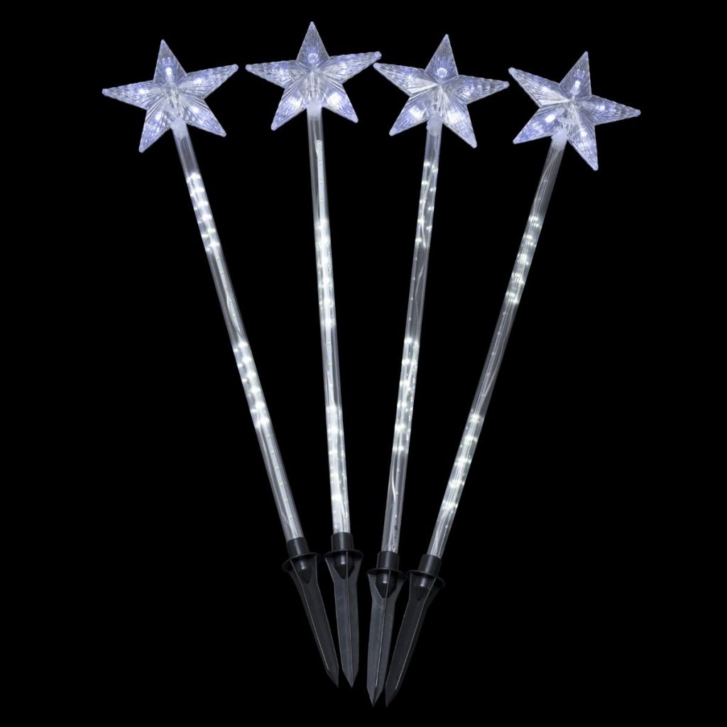 PICS ETOILES ET FLOCONS (Pack lumineux 4 pièces) Démo Vidéo