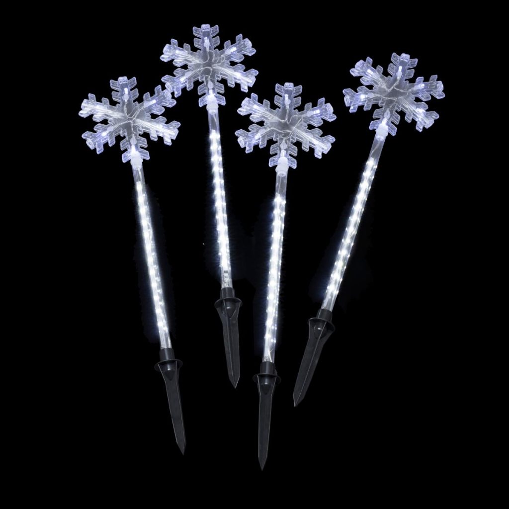 PICS ETOILES ET FLOCONS (Pack lumineux 4 pièces) Démo Vidéo