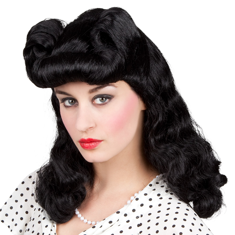 PERRUQUE BURLESQUE (Perruque noire)