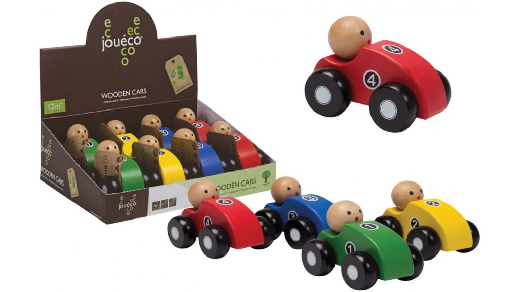 VOITURE DE COURSE EN BOIS (à partir de 12 mois)