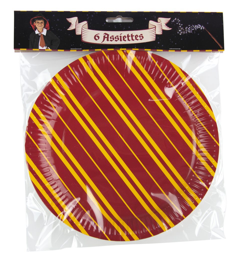 ASSIETTES PETIT SORCIER (Pack de 6 assiettes 23 cm)