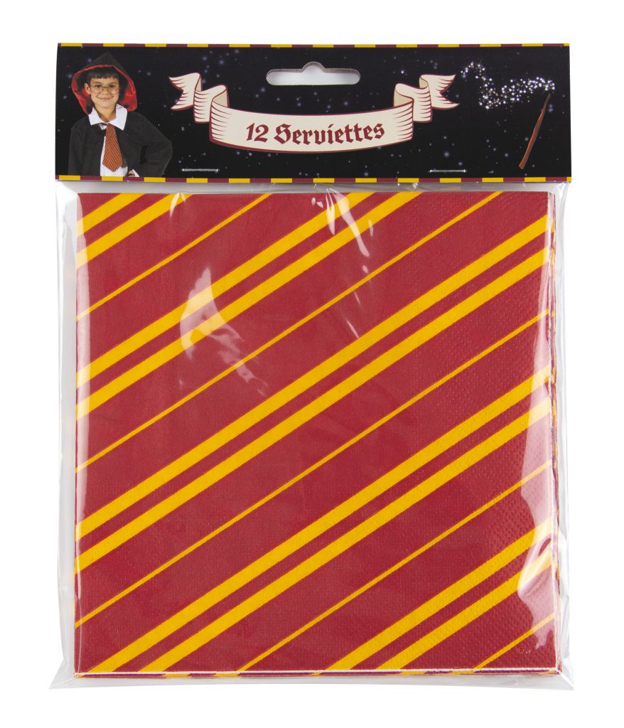 SERVIETTES PETIT SORCIER (16 serviettes 33 x 33 cm)