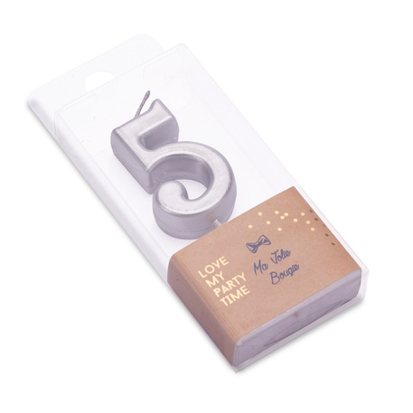 BOUGIES CHIFFRES ARGENT (Chiffres de 0 à 9) – Image 11