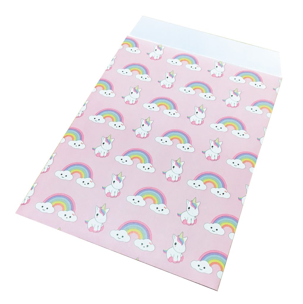 POCHETTE CADEAU LICORNE (25 sachets 13 x 17 cm)