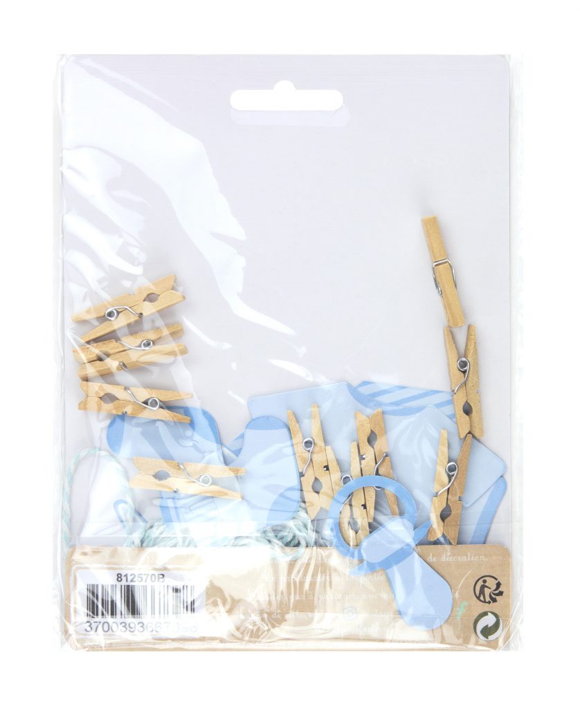 GUIRLANDE NAISSANCE BLUE (Baby Shower - 150 cm)