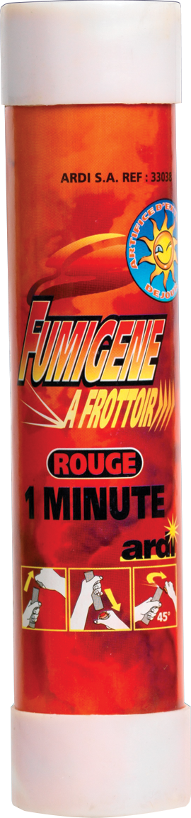 FUMIGÈNES A MAIN 1 MN (avec frottoir - 7 coloris) Fumigènes à frottoir – Image 8