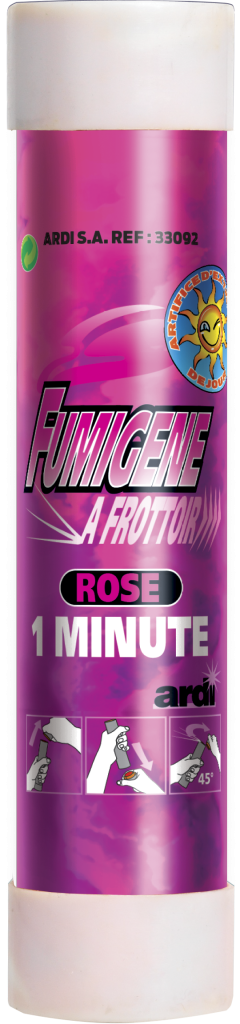 FUMIGÈNES A MAIN 1 MN (avec frottoir - 7 coloris) Fumigènes à frottoir
