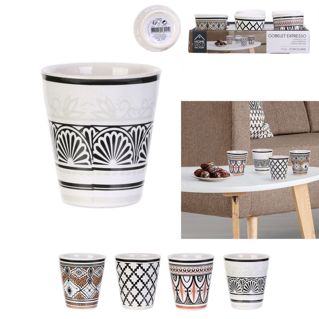 PACK TASSES A CAFÉ (Ensemble 12 tasses)