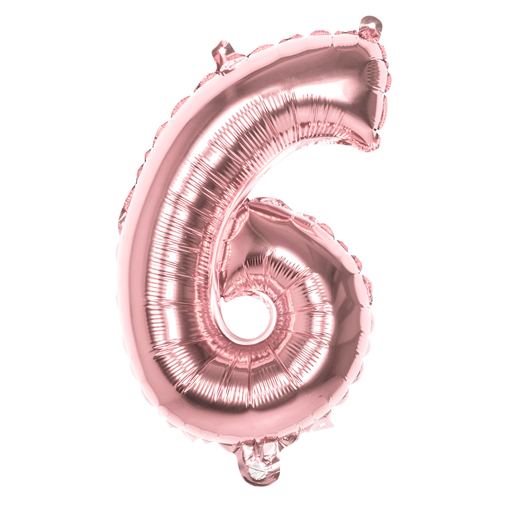 BALLON CHIFFRE ROSE GOLD (Chiffres gonflables de 0 à 9) Ballons Aluminium 86 cm – Image 8