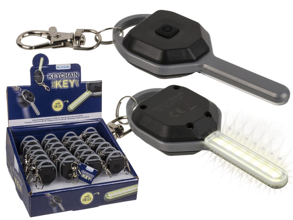 PORTE CLÉ LUMINEUX A LED (Porte clé en métal)