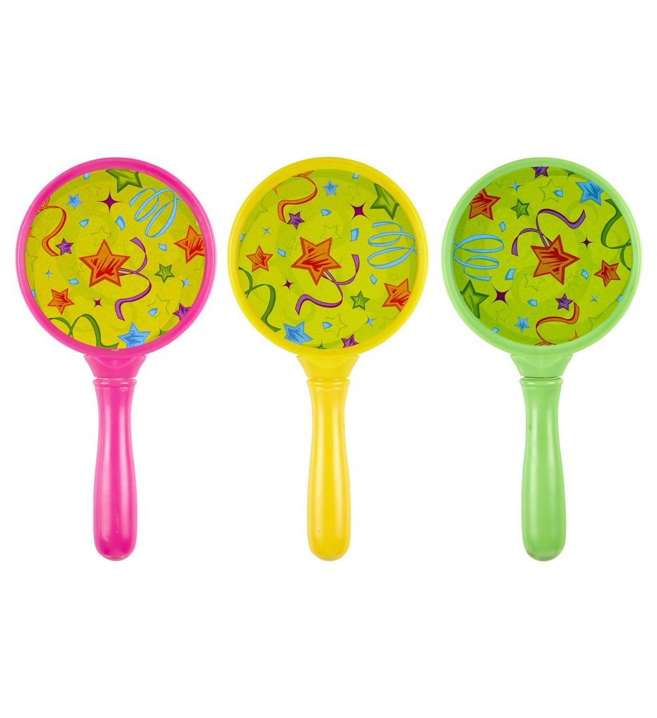 TAMBOURIN ENFANT (Diamètre 22 cm - 3 coloris)