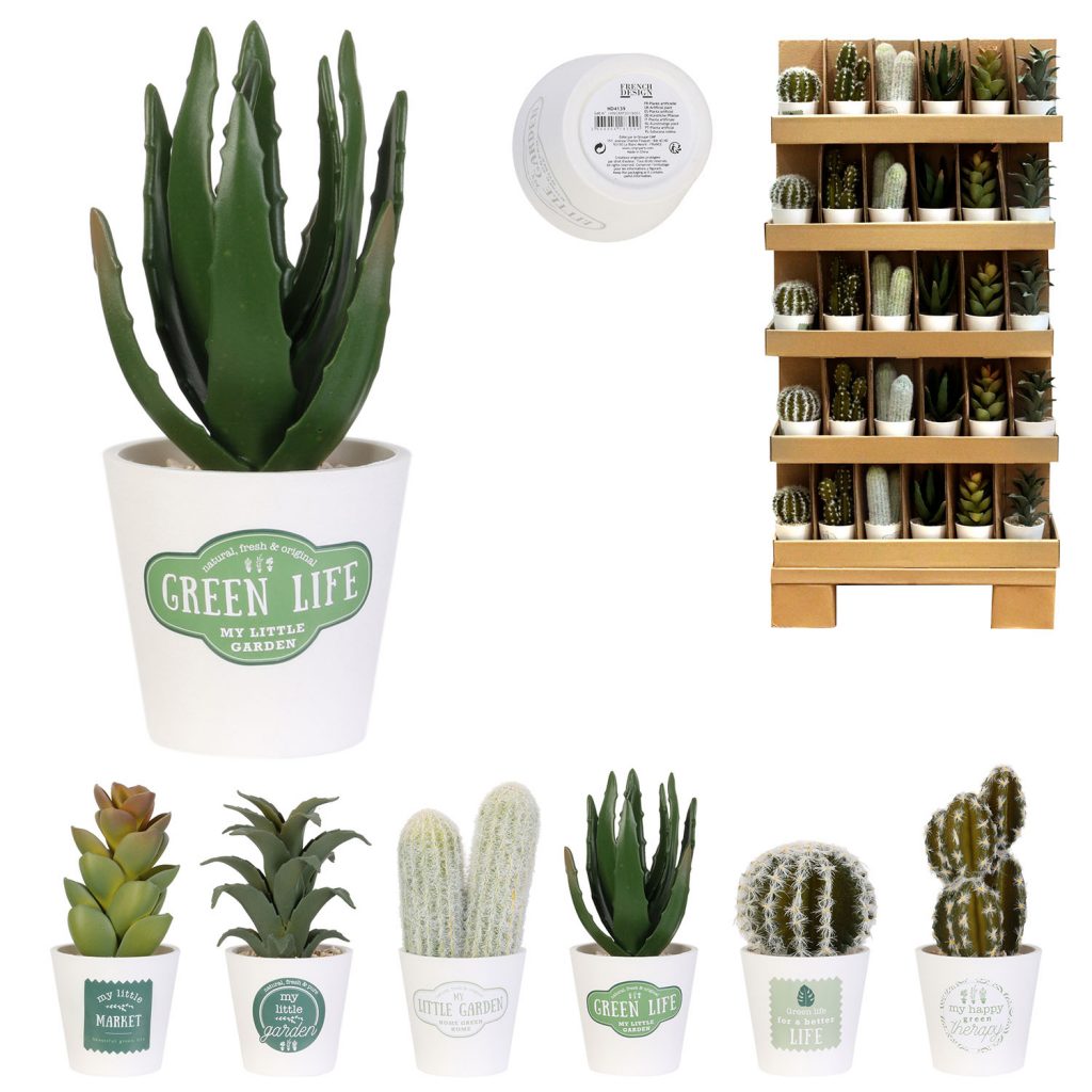 PLANTES ARTIFICIELLES (Dimension 19 cm environ)