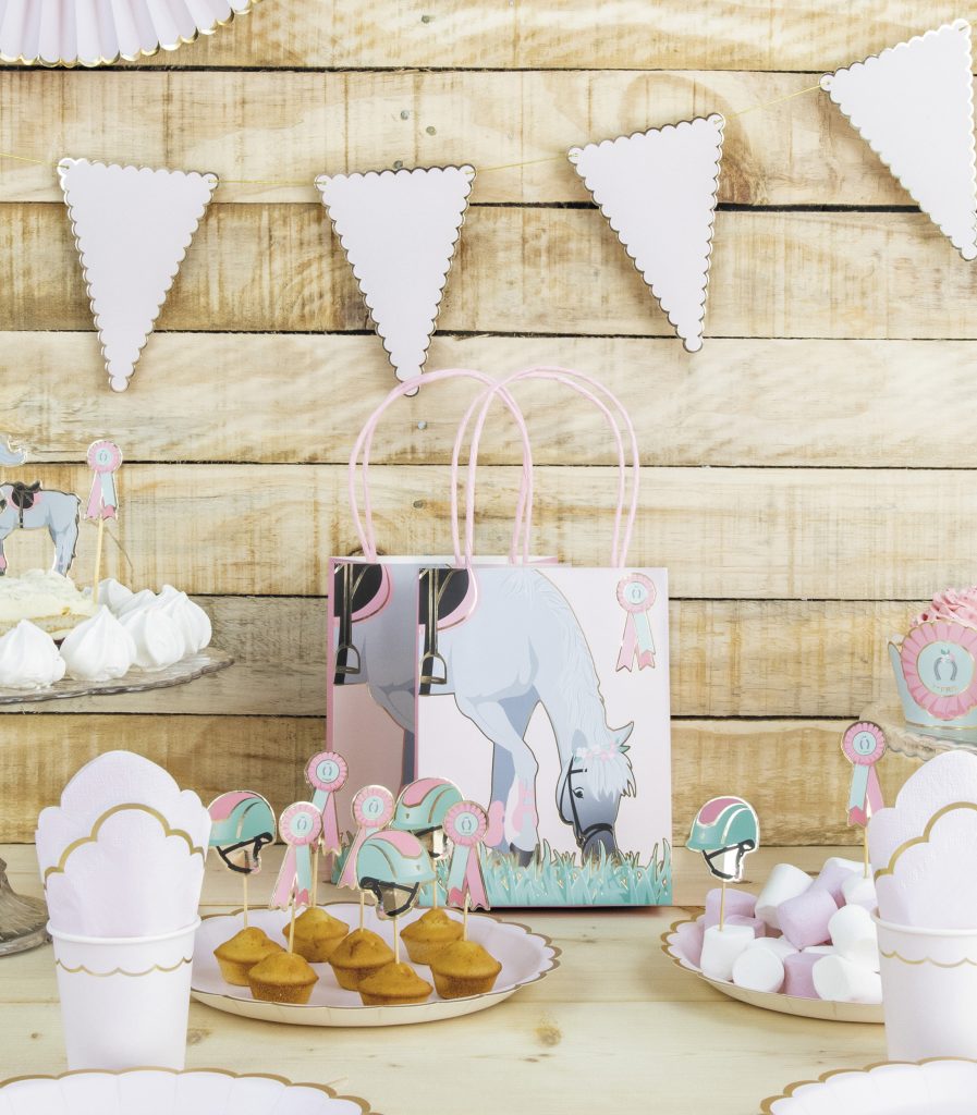 SACS EN PAPIER CHEVAL (Pack 4 sacs 15 x 20 cm)