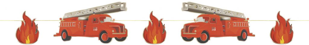 GUIRLANDE POMPIERS (Longueur 3 mètres)
