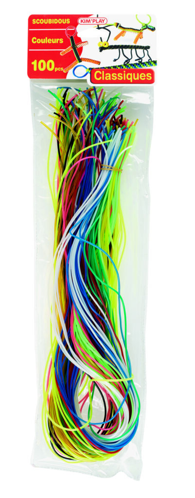 SACHET DE SCOUBIDOUS (100 Brins multicolores)