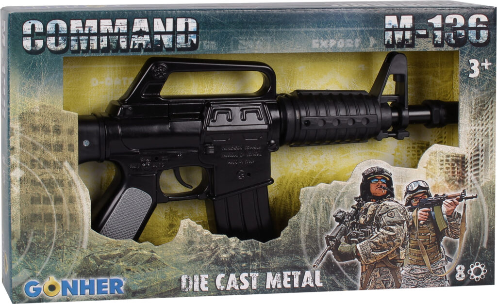 FUSIL D'ASSAUT COMMANDO (Gonher 8 coups - Métal)