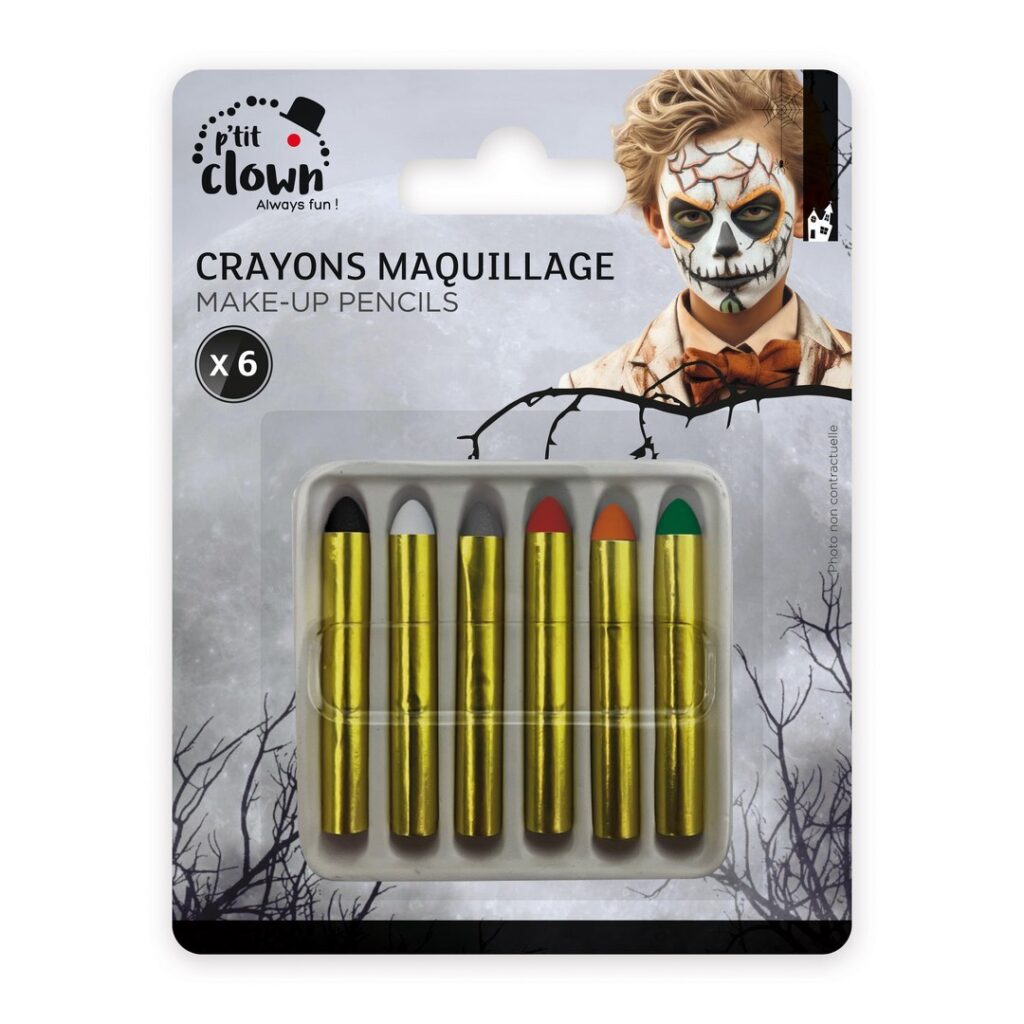 CRAYONS DE MAQUILLAGE (Maquillage Halloween)