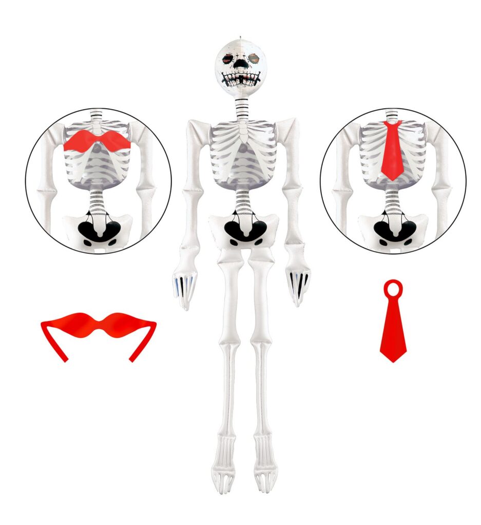 SQUELETTE GONFLABLE (Dimension 180 cm)