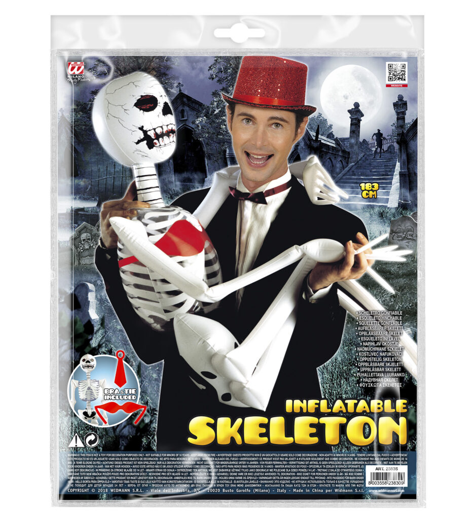 SQUELETTE GONFLABLE (Dimension 180 cm)