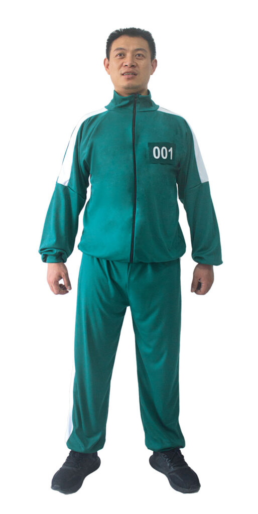 COSTUME SQUID GAME (Survêtement Team joueur) Tailles XS - S/M - L/XL