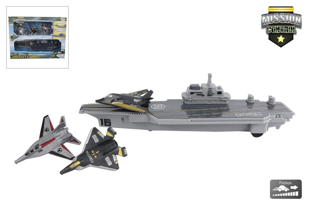 BATEAU PORTE AVION (Coffret de 29 x 22 cm) Avions éjectables