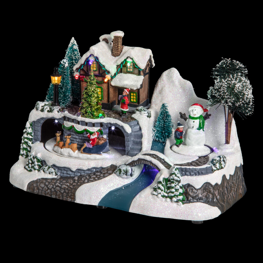 VILLAGE DE NOEL ANIMÉ (Décoration lumineuse)