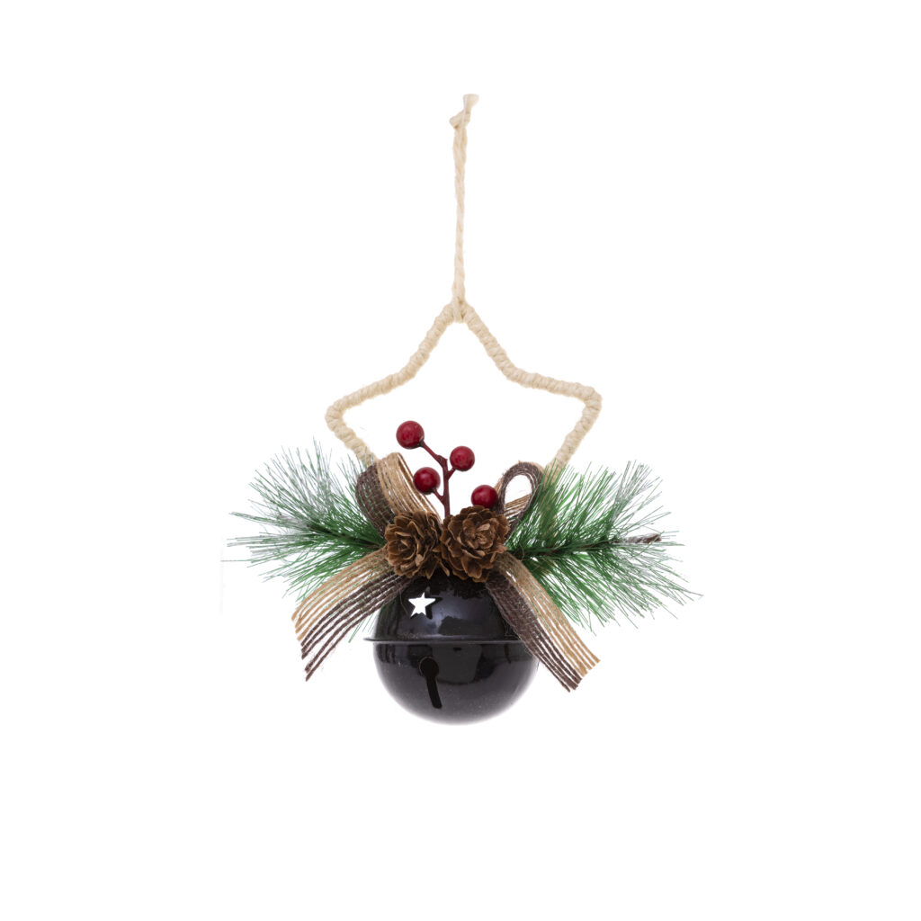 CLOCHES ET GRELOTS (Décoration a suspendre noir ou blanche)