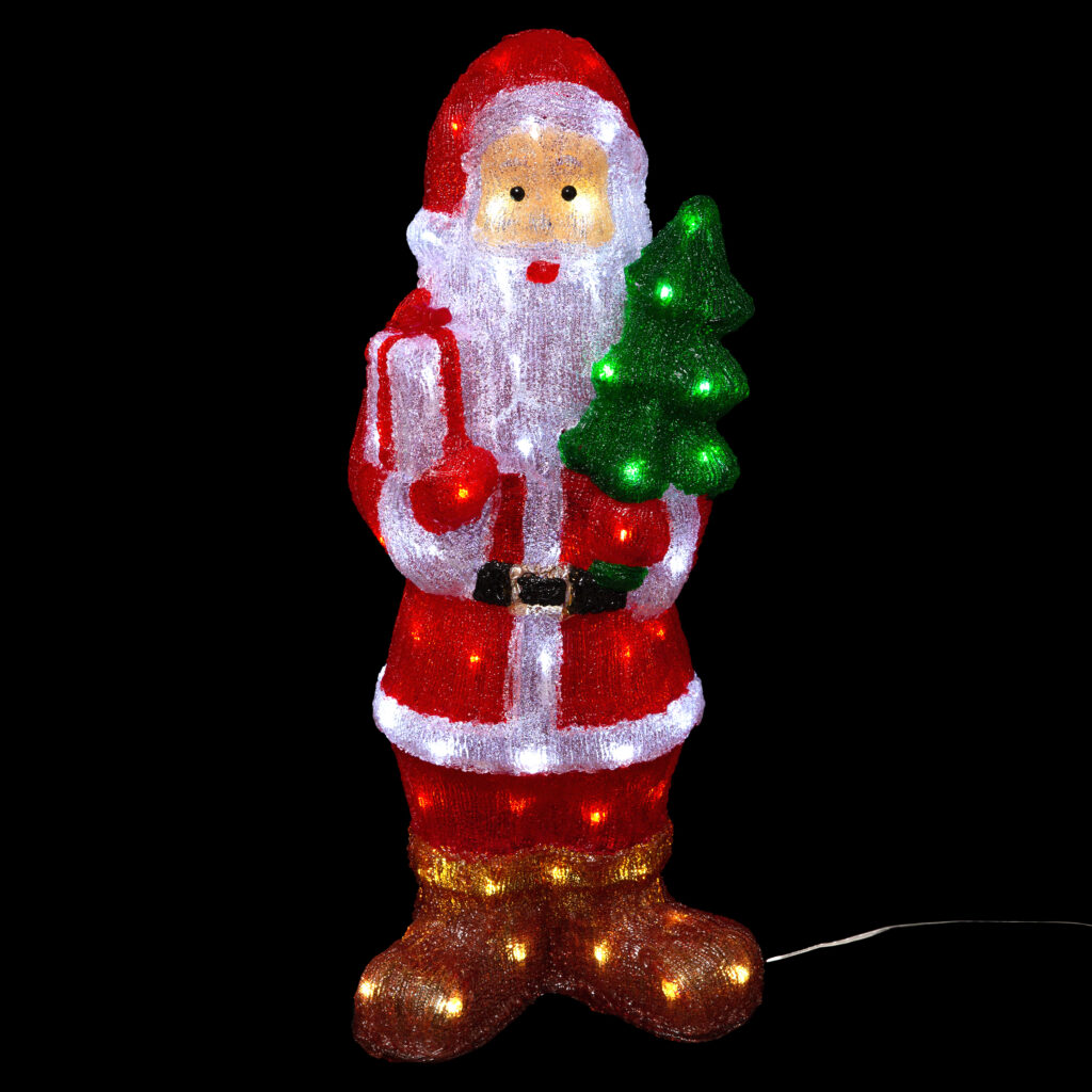 PERE NOEL LUMINEUX (Hauteur 75 cm)