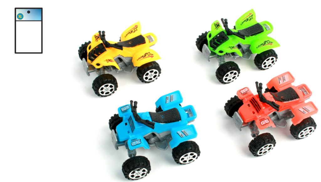 PETIT QUAD RÉTRO FRICTION (Taille 6.5 cm - 4 coloris)