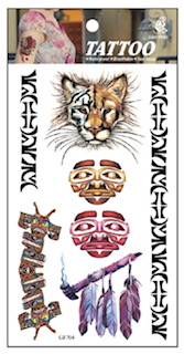 TATOUAGES ÉPHÉMÈRES (Pack 12 pièces au modèle) 20 modèles de 20 x 10 cm – Image 20