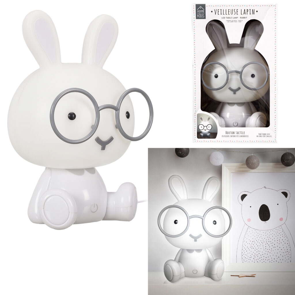 LAMPE LAPIN A LED