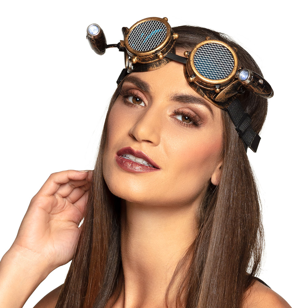 LUNETTES STEAM PUNK (Lunettes lumineuses) – Image 2