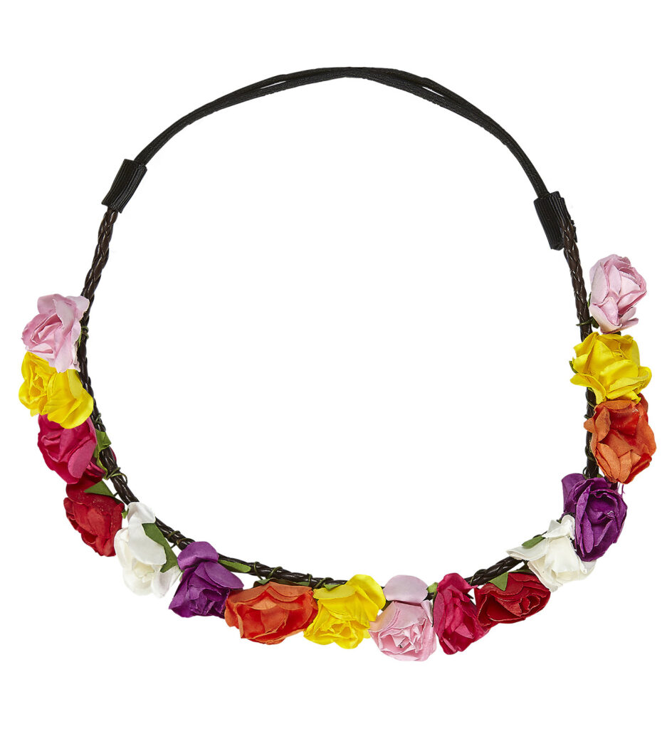 COURONNE AVEC DES FLEURS (Serre tête avec des roses) Modèle 6 couleurs