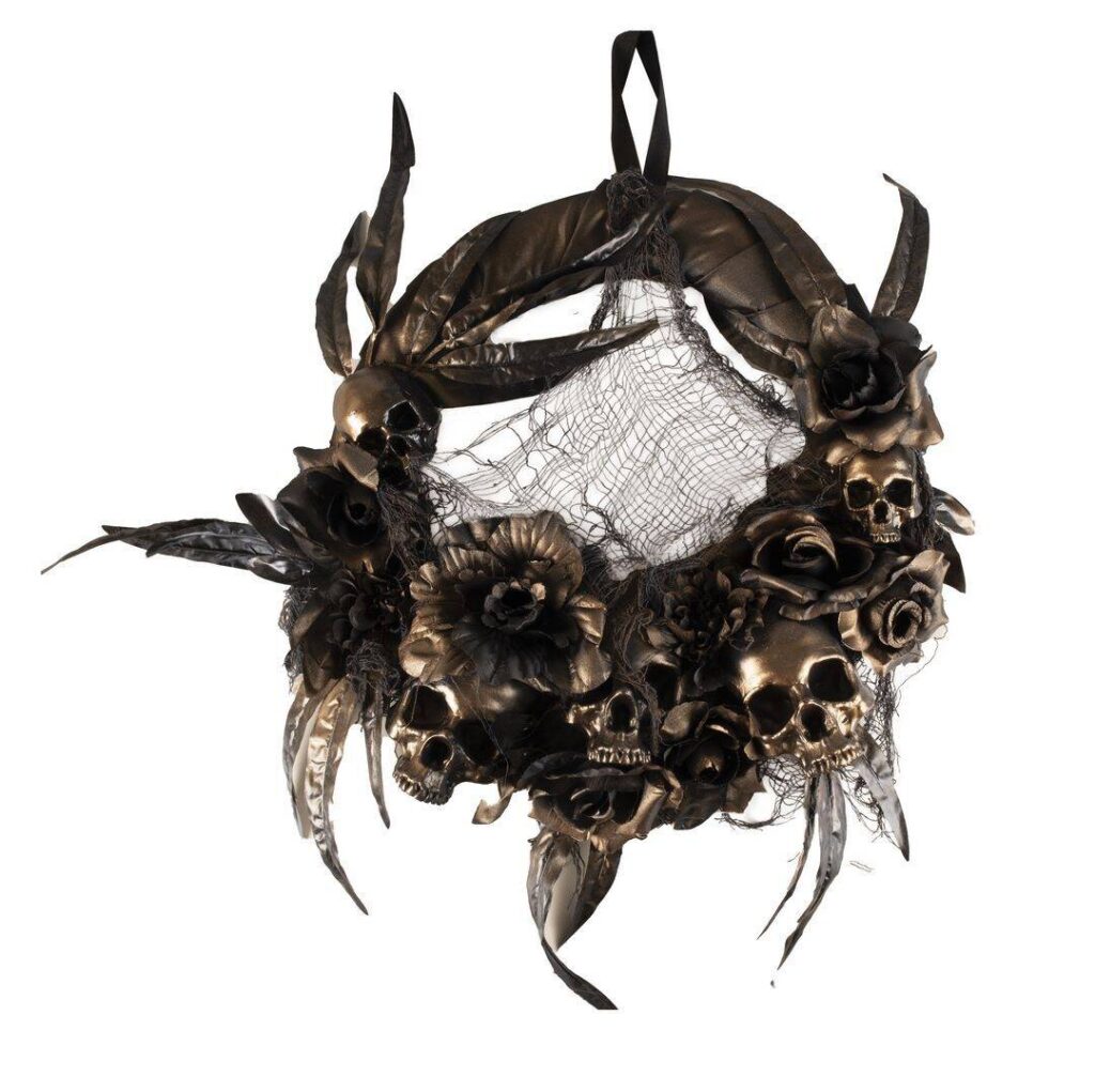 COURONNE MORTUAIRE (Couronne de porte 40 cm)