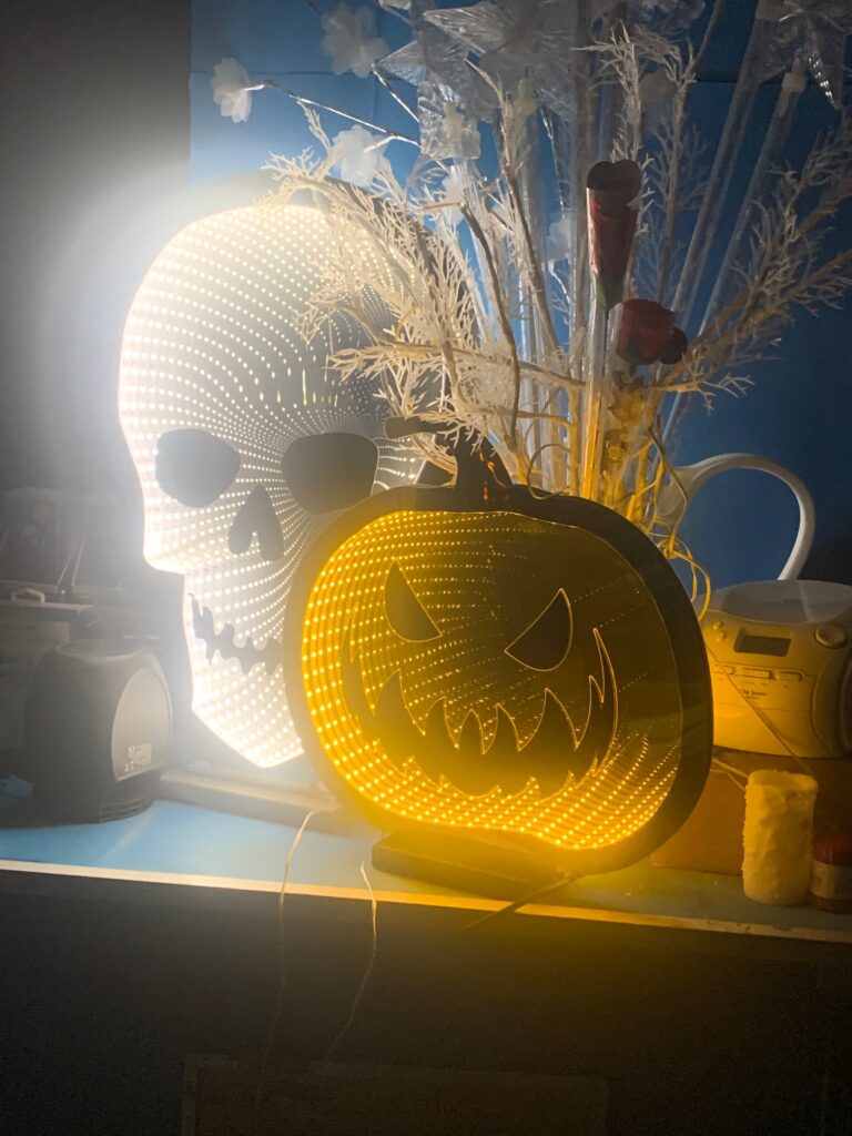 DÉCO CITROUILLE A LED (Dimension 40 cm)
