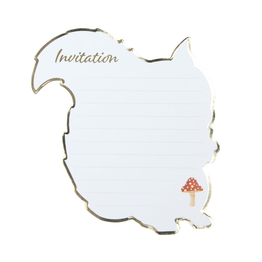 INVITATIONS THÈME FORÊT (Pack 8 cartes d'invitation)