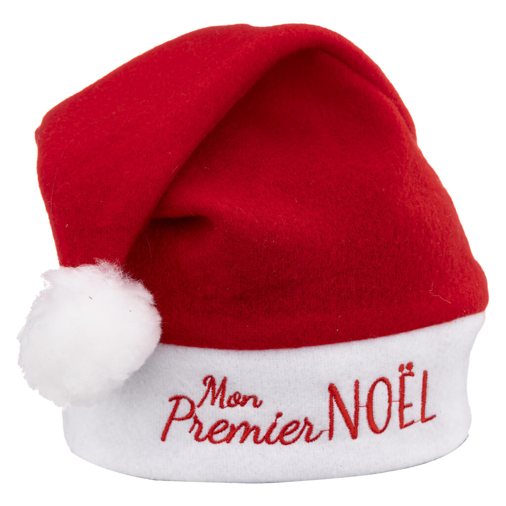 BONNET MON PREMIER NOEL (Bonnet de noel pour bébé)